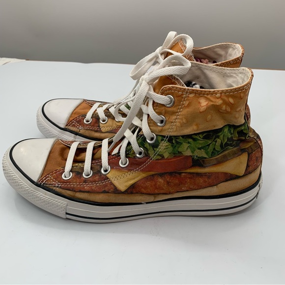 Converse All Star Cheeseburger Hi-Top Casual Sneakers Unisex Adults M9/W11 - Picture 2 of 9